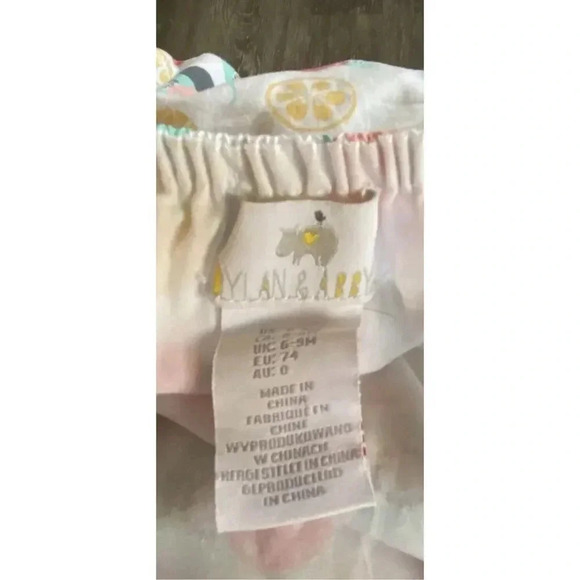 Lightweight Baby Romper Set 2-Piece Multicolor Outfits 6-9m girl - Picture 3 of 6